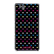 SO-02E-YCM2P0157-78 [オリジナルデザイン docomo SO-02E Xperia Z ケース (レインボーハート50S)]