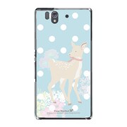 SO-02E-YCM2P0173-78 [オリジナルデザイン docomo SO-02E Xperia Z ケース (小鹿のワルツ)]
