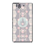 SO-02E-YCM2P0174-78 [オリジナルデザイン docomo SO-02E Xperia Z ケース (ホワイティシャンデリア)]
