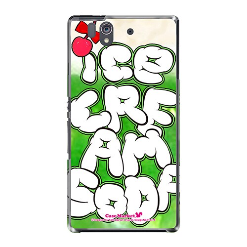 SO-02E-YCM2P0184-78 [オリジナルデザイン docomo SO-02E Xperia Z ケース (クリームソーダ)]