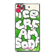 SO-02E-YCM2P0184-78 [オリジナルデザイン docomo SO-02E Xperia Z ケース (クリームソーダ)]