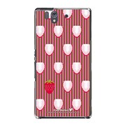 SO-02E-YCM2P0187-78 [オリジナルデザイン docomo SO-02E Xperia Z ケース (ストロベリーチョコレート)]