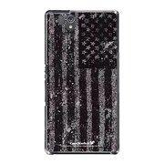 SO-02E-YCM2P0200-78 [オリジナルデザイン docomo SO-02E Xperia Z ケース (アメリカンフラッグ ブラック)]
