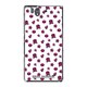 SO-02E-YCM2P0207-78 [オリジナルデザイン docomo SO-02E Xperia Z ケース (ハートブレイクモノグラム ホワイト)]