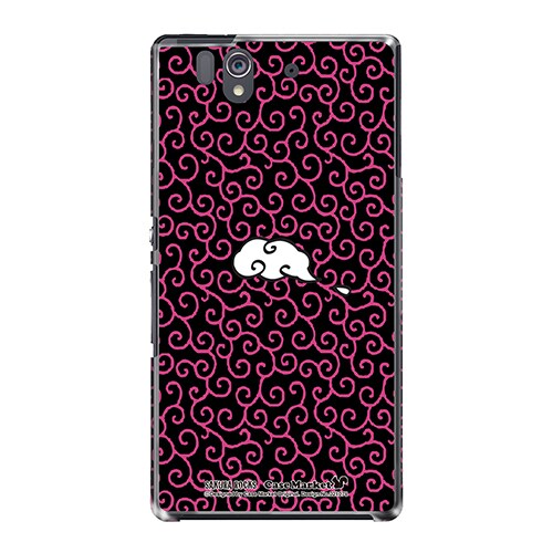 SO-02E-YCM2P0210-78 [オリジナルデザイン docomo SO-02E Xperia Z ケース (唐草模様ぴんく)]