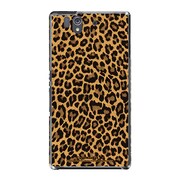 SO-02E-YCM2P0211-78 [オリジナルデザイン docomo SO-02E Xperia Z ケース (ヒョウ柄 ラグジュアリー ゴールド)]