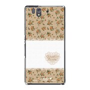 SO-02E-YCM2P0221-78 [オリジナルデザイン docomo SO-02E Xperia Z ケース (カントリーフラワー)]