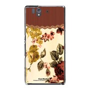 SO-02E-YCM2P0226-78 [オリジナルデザイン docomo SO-02E Xperia Z ケース (ロイヤルフラワー)]