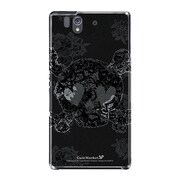 SO-02E-YCM2P0228-78 [オリジナルデザイン docomo SO-02E Xperia Z ケース (キュートスカルロマンチカ)]