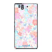 SO-02E-YCM2P0236-78 [オリジナルデザイン docomo SO-02E Xperia Z ケース (フローラルモーニング)]