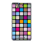 SO-02E-YCM2P0238-78 [オリジナルデザイン docomo SO-02E Xperia Z ケース (カラースクエア タイル)]