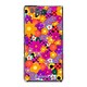 SO-02E-YCM2P0242-78 [オリジナルデザイン docomo SO-02E Xperia Z ケース (ブリリアント・フラワー Vivid)]