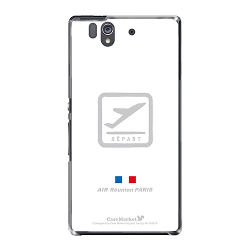 SO-02E-YCM2P0258-78 [オリジナルデザイン docomo SO-02E Xperia Z ケース (AIR-Lineシリーズ 離陸)]
