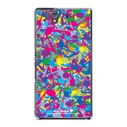 SO-02E-YCM2P0265-78 [オリジナルデザイン docomo SO-02E Xperia Z ケース (サウンドカラフル)]