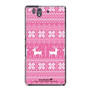 SO-02E-YCM2P0282-78 [オリジナルデザイン docomo SO-02E Xperia Z ケース (Dot Graphic ピンク)]