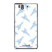 SO-02E-YCM2P0287-78 [オリジナルデザイン docomo SO-02E Xperia Z ケース (エッフェル塔コレクション ホワイトブルー)]