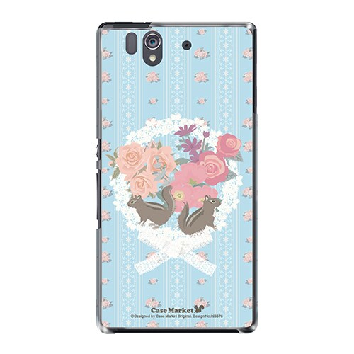 SO-02E-YCM2P0295-78 [オリジナルデザイン docomo SO-02E Xperia Z ケース (ロマンティックプリティ)]