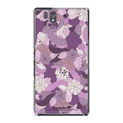 SO-02E-YCM2P0301-78 [オリジナルデザイン docomo SO-02E Xperia Z ケース (モダンパープル)]