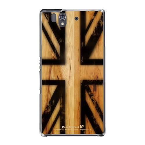 SO-02E-YCM2P0307-78 [オリジナルデザイン docomo SO-02E Xperia Z ケース (UnionJack Wood Burn)]