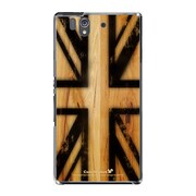 SO-02E-YCM2P0307-78 [オリジナルデザイン docomo SO-02E Xperia Z ケース (UnionJack Wood Burn)]