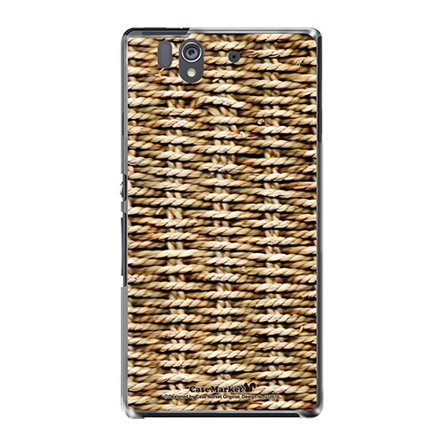SO-02E-YCM2P0336-78 [オリジナルデザイン docomo SO-02E Xperia Z ケース (Indonesia Basket)]