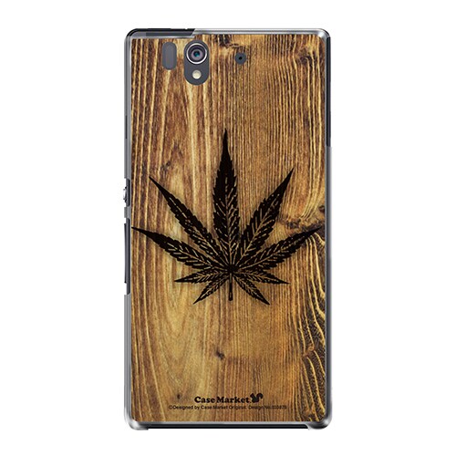 SO-02E-YCM2P0338-78 [オリジナルデザイン docomo SO-02E Xperia Z ケース (Leaves)]