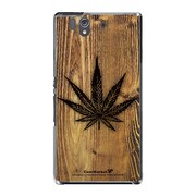 SO-02E-YCM2P0338-78 [オリジナルデザイン docomo SO-02E Xperia Z ケース (Leaves)]