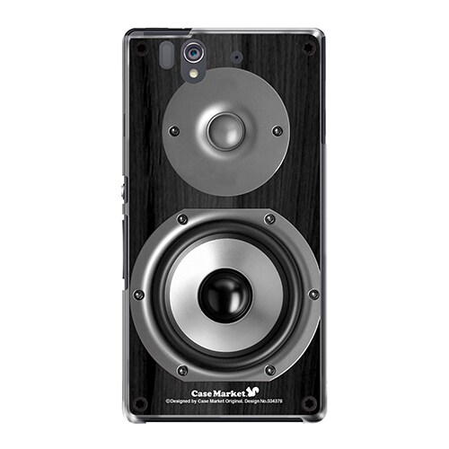 SO-02E-YCM2P0343-78 [オリジナルデザイン docomo SO-02E Xperia Z ケース (ブラックスピーカー)]