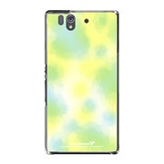 SO-02E-YCM2P0350-78 [オリジナルデザイン docomo SO-02E Xperia Z ケース (タイダイ スイートグリーン)]