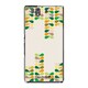 SO-02E-YCM2P0360-78 [オリジナルデザイン docomo SO-02E Xperia Z ケース (レトログリーン)]