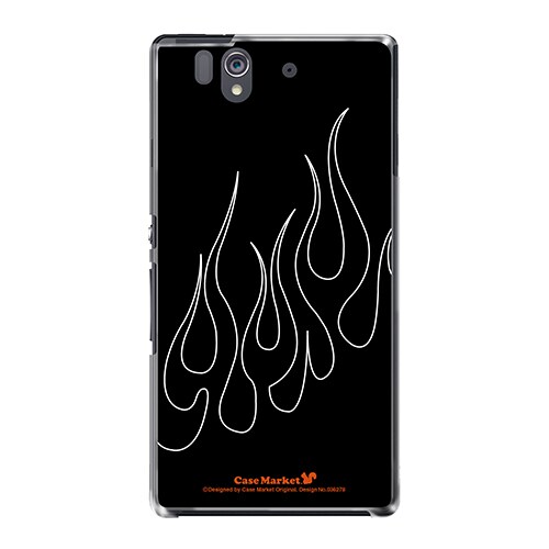 SO-02E-YCM2P0362-78 [オリジナルデザイン docomo SO-02E Xperia Z ケース (FireLine)]