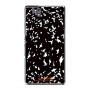 SO-02E-YCM2P0365-78 [オリジナルデザイン docomo SO-02E Xperia Z ケース (ブラックエンボス)]