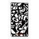 SO-02E-YCM2P0376-78 [オリジナルデザイン docomo SO-02E Xperia Z ケース (モノクロームフラワー)]