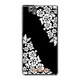 SO-02E-YCM2P0378-78 [オリジナルデザイン docomo SO-02E Xperia Z ケース (モノクロームハイビスカス)]