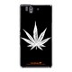 SO-02E-YCM2P0392-78 [オリジナルデザイン docomo SO-02E Xperia Z ケース (Black Leaves)]