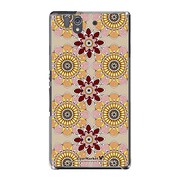 SO-02E-YCM2P0406-78 [オリジナルデザイン docomo SO-02E Xperia Z ケース (インディア ジャガード)]