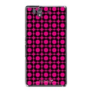 SO-02E-YCM2P0415-78 [オリジナルデザイン docomo SO-02E Xperia Z ケース (ブラックローズ ゴシックパターン)]