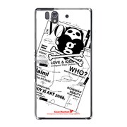 SO-02E-YCM2P0421-78 [オリジナルデザイン docomo SO-02E Xperia Z ケース (Magazine Proof Panda Vogue)]