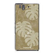SO-02E-YCM2P0424-78 [オリジナルデザイン docomo SO-02E Xperia Z ケース (クラシック モンステラ)]