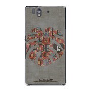 SO-02E-YCM2P0425-78 [オリジナルデザイン docomo SO-02E Xperia Z ケース (モダン モンステラ エスニックパターン)]