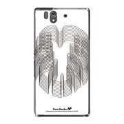 SO-02E-YCM2P0432-78 [オリジナルデザイン docomo SO-02E Xperia Z ケース (モンステラ グラフィックス L)]