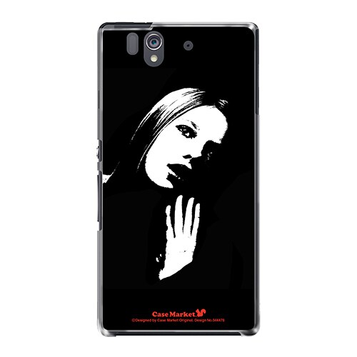 SO-02E-YCM2P0444-78 [オリジナルデザイン docomo SO-02E Xperia Z ケース (THE WOMEN mono design)]