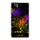 SO-02E-YCM2P0446-78 [オリジナルデザイン docomo SO-02E Xperia Z ケース (Smash Paint Graphics - Smash Purple)]