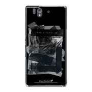 SO-02E-YCM2P0449-78 [オリジナルデザイン docomo SO-02E Xperia Z ケース (Black Tape Graphics)]