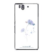 SO-02E-YCM2P0461-78 [オリジナルデザイン docomo SO-02E Xperia Z ケース (フラワー & バタフライ)]