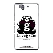 SO-02E-YCM2P0473-78 [オリジナルデザイン docomo SO-02E Xperia Z ケース (Lovegram & Panda Love)]