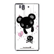 SO-02E-YCM2P0477-78 [オリジナルデザイン docomo SO-02E Xperia Z ケース (メロイックベア サイコパス - C)]