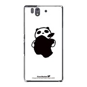 SO-02E-YCM2P0488-78 [オリジナルデザイン docomo SO-02E Xperia Z ケース (サイコパス & アップル - パンダB)]