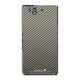 SO-02E-YCM2P0490-78 [オリジナルデザイン docomo SO-02E Xperia Z ケース (ブラックカーボンパターン Silver)]