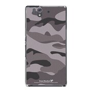 SO-02E-YCM2P0500-78 [オリジナルデザイン docomo SO-02E Xperia Z ケース (カモ柄 カモフラージュ 大柄 C)]